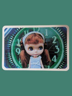 10/$25 Vintage 2004 Hello Blythe! Fashion Doll Blank Photo Postcard